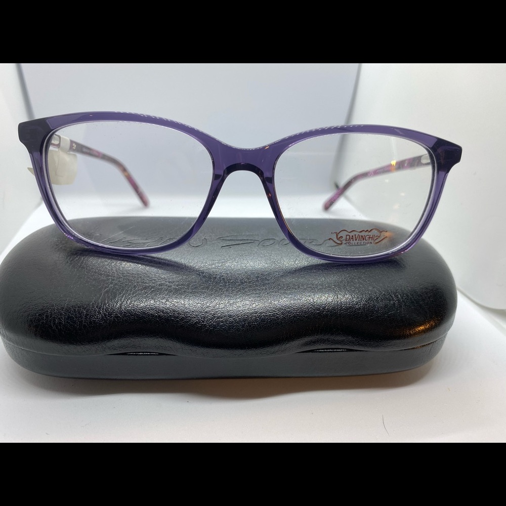 Davinchi Collection purple eyeglass frames new